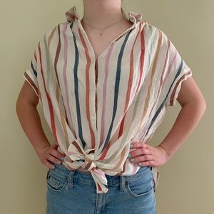 Colorful striped shirt